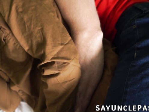 Ryan Jacobs & Aiden Jacobs heated up their tent with their stepdads