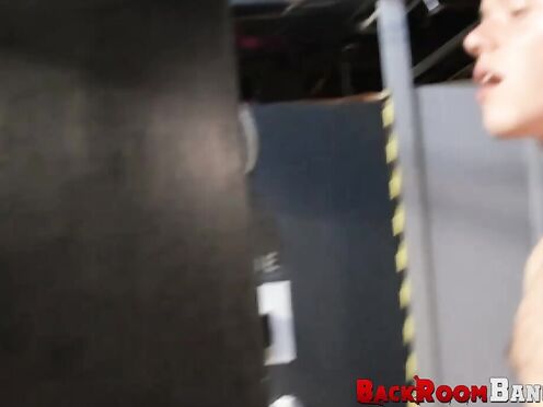 Naughty dude Antole Swift serviced two big dicked dudes during this threeway en