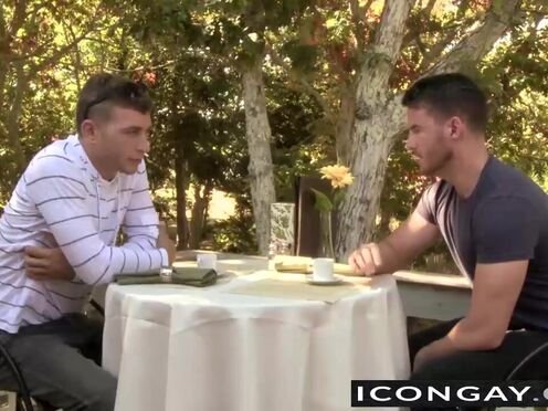 Sexy Brendan is lost for words after meeting with Alex