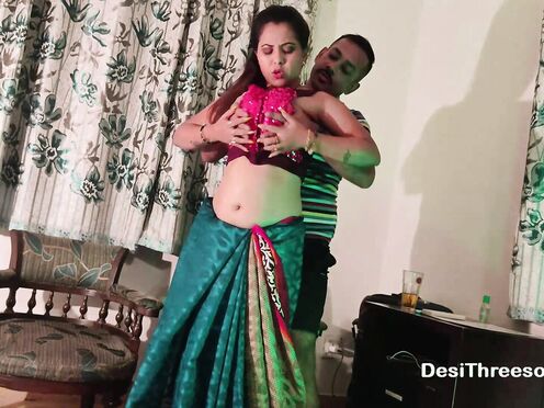 Beautiful Indian STEPMOM Finds Big Hard Meat At The Hotel