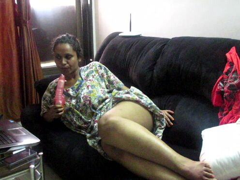 Perfect Huge Boobs Indian STEPMOM Squeezes Fucking Herself