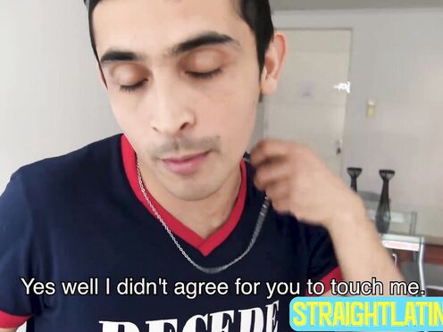 I paid curious horny dude Wally to swallow my shaft & creamy cum