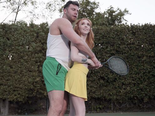 Huge dick horny tennis trainer fucks his new ginger teen college girl