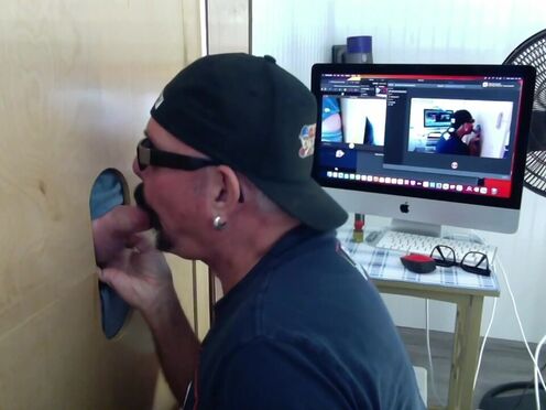 Rainy Day Gloryhole Blowjob