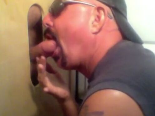 Married Leather daddy At The Gloryhole