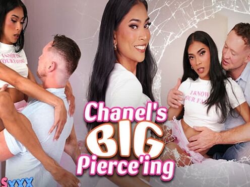 TGIRLS XXX - Chanel's Big Pierce'ing