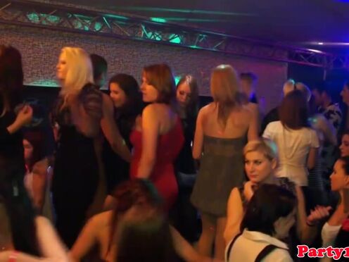 Party girls having a wank