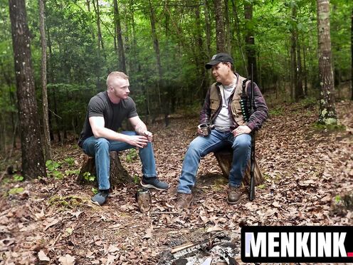 Colt Spence captures Brody Fox for outdoor rope bondage adventure