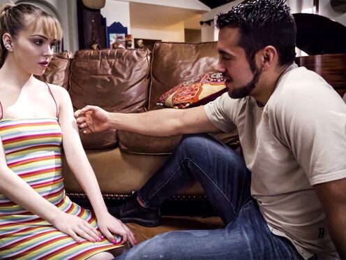 Sly horny stud deceives & rails his virgin Russian teen friend