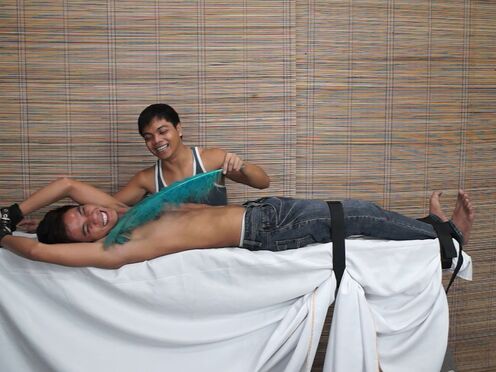 Simon Racked & Tickled