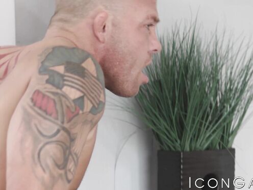 Tristan Brazer uses every inch of his dick to take down Tristan Hunter