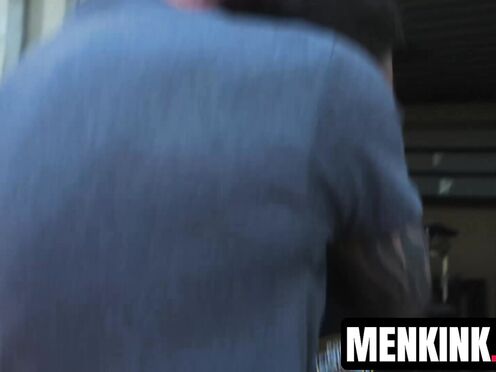 Rookie cop Harrison Todd raw fucked by Cliff Jensens fat meat