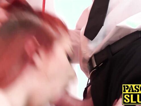 Gigi Rouge enjoys being hardcore spanked & ravaged rough