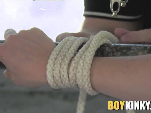 Justin Tiempo has his prick throbbing & licking precum from his masters c