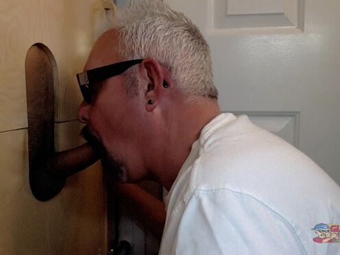 Latino Girl Feeds Me At The  Gloryhole