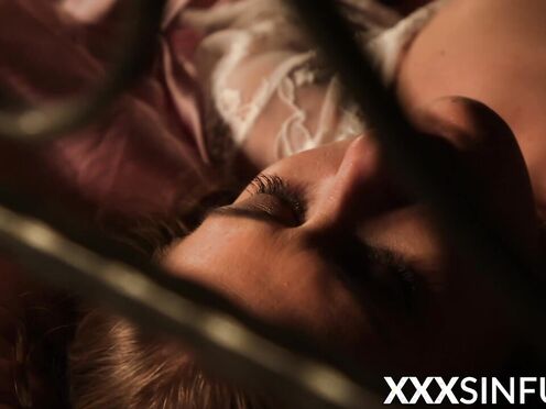 Sinful excellent sex session with adorable lesbian girls loving it