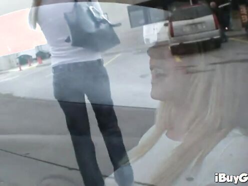 Hard nippled blonde sexy girl