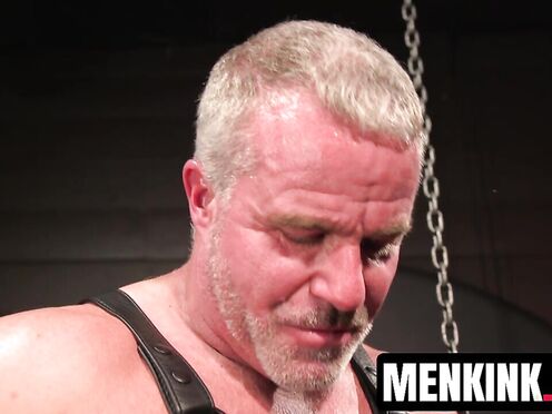 Mason Lear obediently serves hunk daddy Dale Savages ruthless dungeon