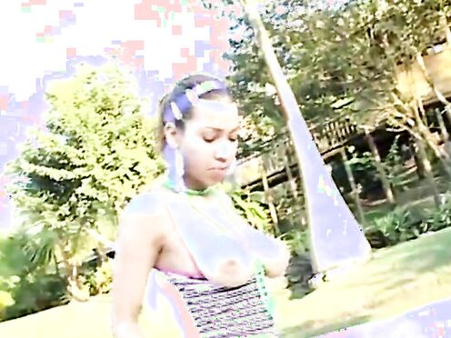 Big Boobed latin teen tart