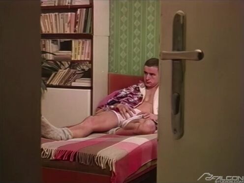 In his university room Filip Smirnov watches porn & jerks off.