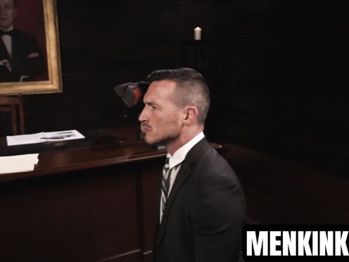 Lane Colten blackmails prof Derek Kage into hungry shaft worship