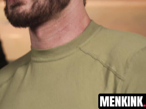 Dr Van Darkholme conducts lewd exams on Pvt Evan Jordies sexy body