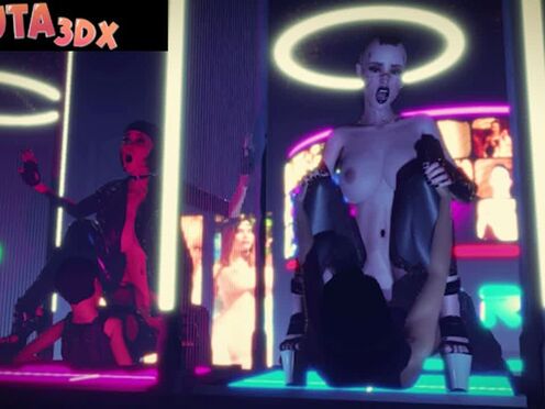 Sexy Futa Big Dicked Babes Fucking Robotic Androids Hard