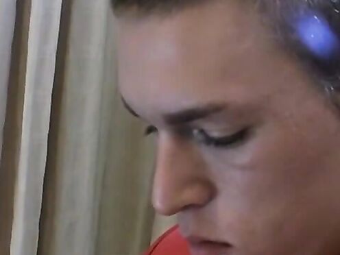 Attractive Yuri fires up his cig & sits on the toilet for his sexy smokin & s