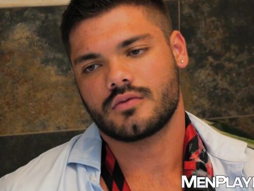 Nicolas Brooks bends over to have his butt assfucking drilled by Xavi Duran