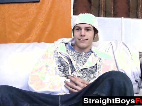 Tasty twinks have sexy 3some with one meat hungry hot girl