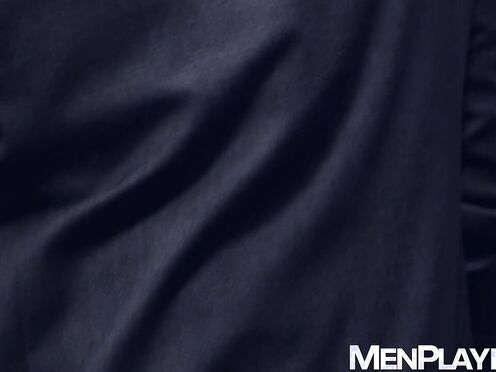 Latino Gabriel Lunna is spitroasted by Cristian Sam & Xavi Duran