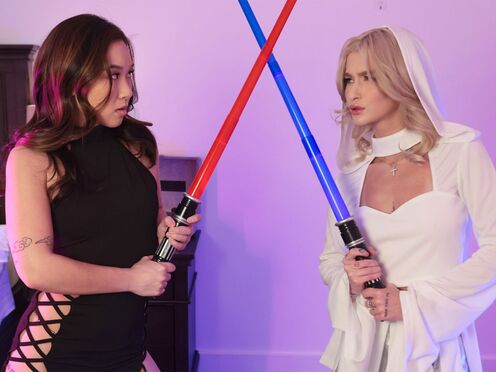 Torn between Jedi grace & Sith fire stepbrother stands at destinys edge