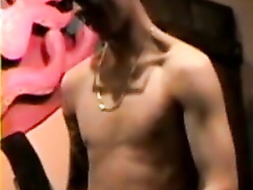 twink in glasses fucks blowup doll in solo wanking