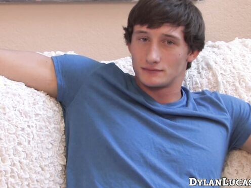 Athletic Lance Alexander stroked his huge dick in his first solo session
