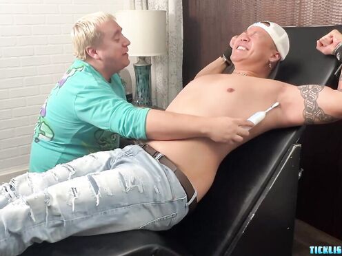 Milus Slinger Laughs Hard During His Time On The Tickled Chair