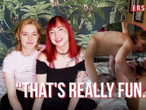 Ersties - Charming Blonde Jade R Fingers Eva Until She Cums