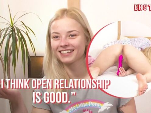 Ersties - Adorable Blonde Beauty From Ukraine Uses a Vibrator To Satisfy Her Desires