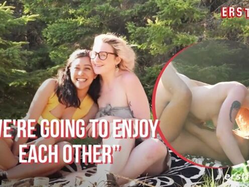 Ersties - Hanna & Jin Take Things Outdoors For a Sexy Lesbian Sex Session