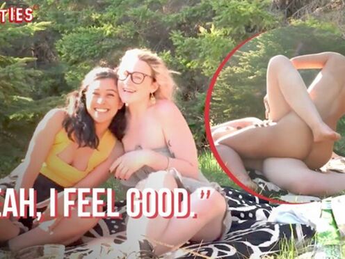 Ersties - Hanna & Jin Find a Spot in the Woods to Going Lesbian