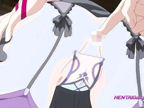 Tentacle Creatures Fuck & Creampie Magical Girls in a  Dungeon Breeding