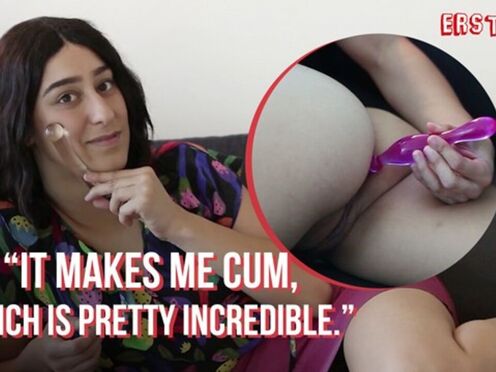 Ersties - Dark Hair Babe Violet Satisfies Her Needs With Sex Toys
