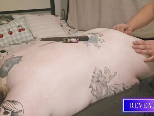 RevealMe  BUXOM HOT GIRL MASSAGE, SEXY WAX BACK, & TIT DRIP FETISH