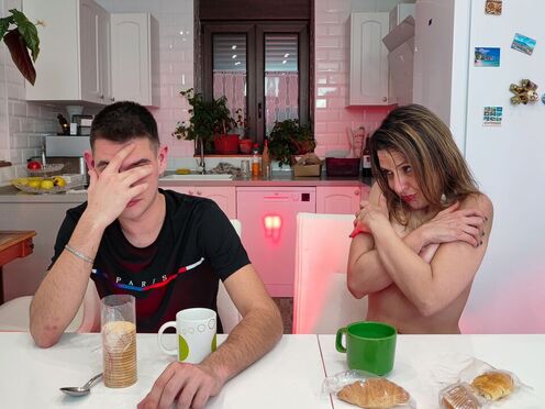 50 year old Stepmum Dana Levy wants her stepson's hard prick