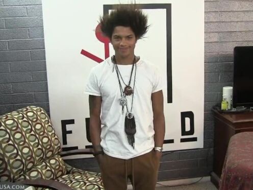 Riyaz's meat went rock-hard when I pushed the dildo up his hole