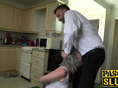 Sexy beautiful babe Misha Mayfair gets a rough sex session with Pascal