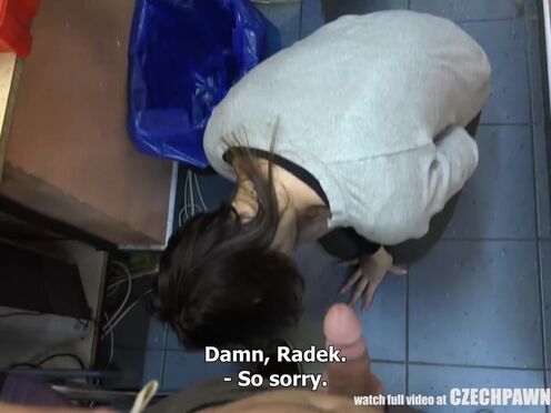 Czech Business Lady Haggles For Money & Sex