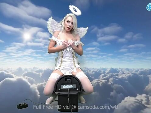 Heavenly Body Ava Sinclaire Rides the Sybian