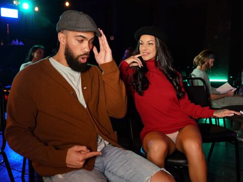 Evelin Stone Poetry Slam Blowjob & Sneaky Sex