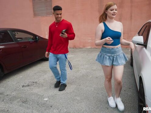 Sneaky Parking Lot Sex with Harlow West & Mike Ox