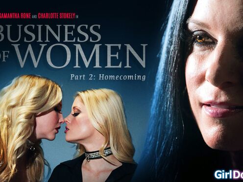 Business female shows office slut whos boss